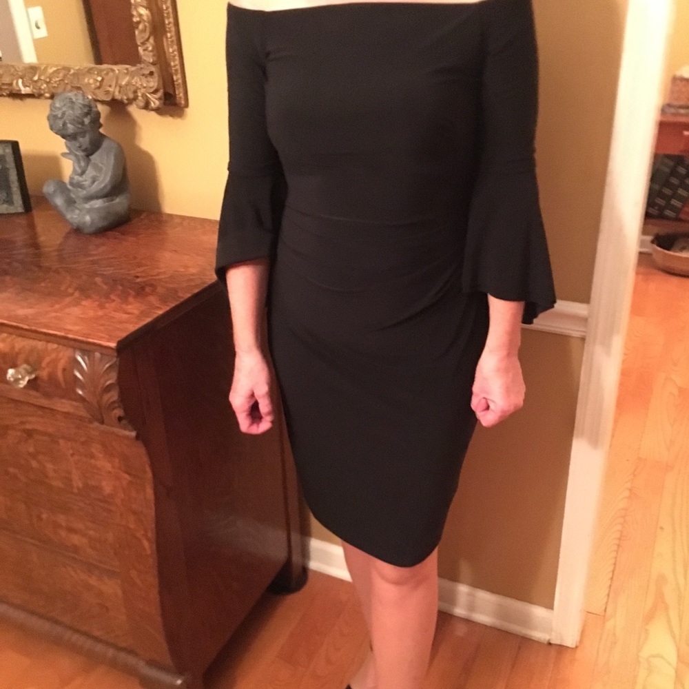 Lauren Ralph Lauren off-the-shoulder dress
